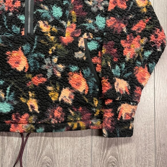 Prana Polar Escape Jacket Medium Fleece Hooded Half‎ Zip - Picture 4 of 8